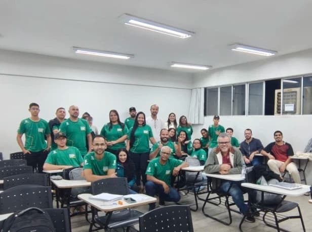 Imagem da turma do curso Técnico em Mecânica do IFMG no Programa Autonomia e Renda Petrobras.